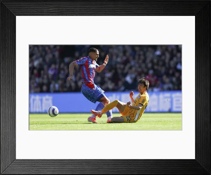 Framed Print : Crystal Palace v Brighton and Hove Albion Premier League 05APR25 Framed Print : Crystal Palace v Brighton and Hove Albion Premier League 05APR25