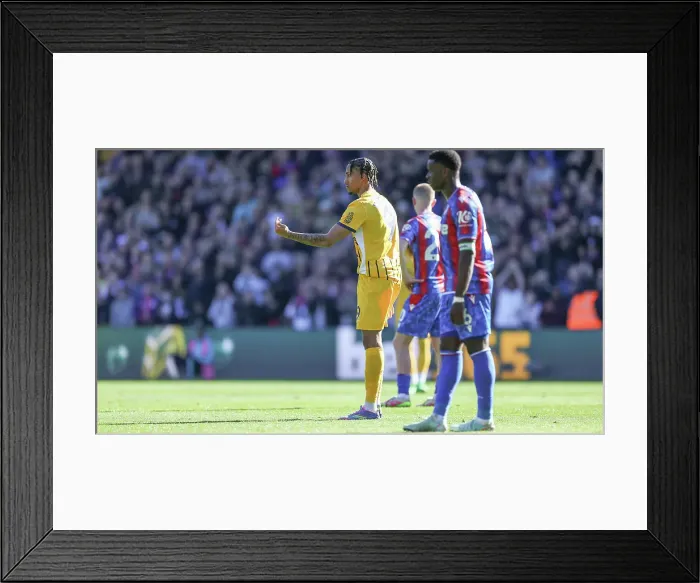 Framed Print : Crystal Palace v Brighton and Hove Albion Premier League 05APR25 Framed Print : Crystal Palace v Brighton and Hove Albion Premier League 05APR25