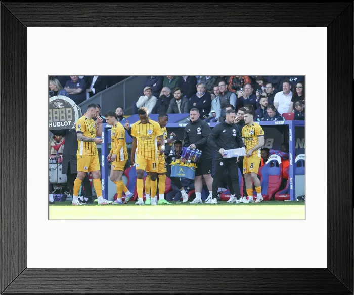 Framed Print : Crystal Palace v Brighton and Hove Albion Premier League 05APR25 Framed Print : Crystal Palace v Brighton and Hove Albion Premier League 05APR25