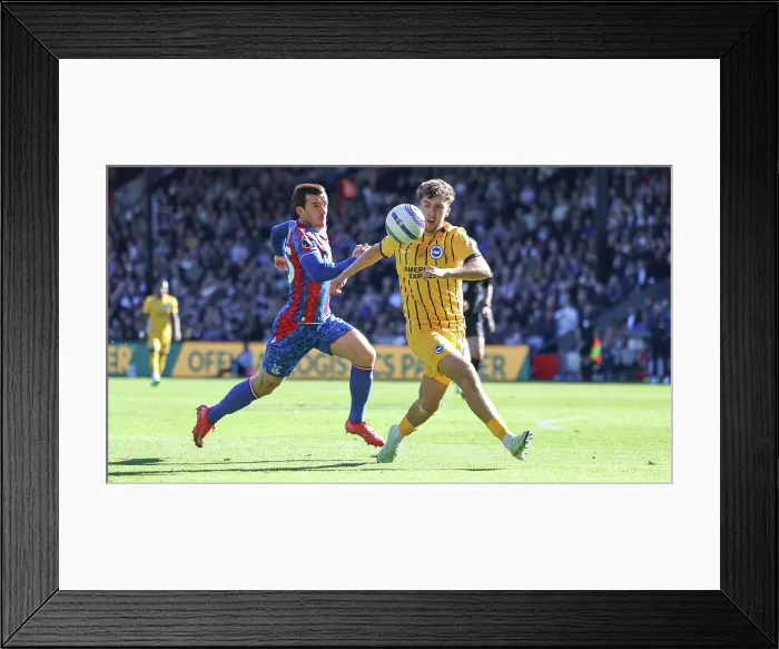Framed Print : Crystal Palace v Brighton and Hove Albion Premier League 05APR25 Framed Print : Crystal Palace v Brighton and Hove Albion Premier League 05APR25