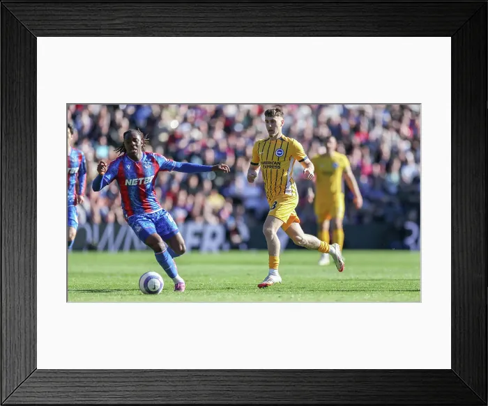Framed Print : Crystal Palace v Brighton and Hove Albion Premier League 05APR25 Framed Print : Crystal Palace v Brighton and Hove Albion Premier League 05APR25