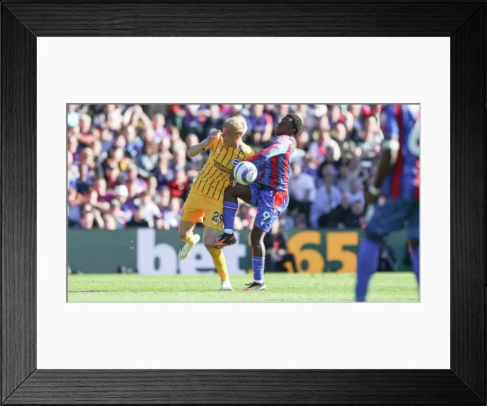 Framed Print : Crystal Palace v Brighton and Hove Albion Premier League 05APR25 Framed Print : Crystal Palace v Brighton and Hove Albion Premier League 05APR25