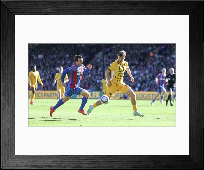 Framed Print : Crystal Palace v Brighton and Hove Albion Premier League 05APR25 Framed Print : Crystal Palace v Brighton and Hove Albion Premier League 05APR25