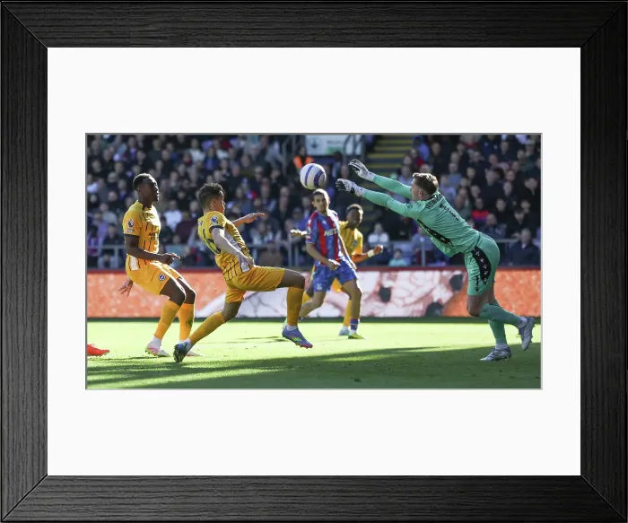 Framed Print : Crystal Palace v Brighton and Hove Albion Premier League 05APR25 Framed Print : Crystal Palace v Brighton and Hove Albion Premier League 05APR25