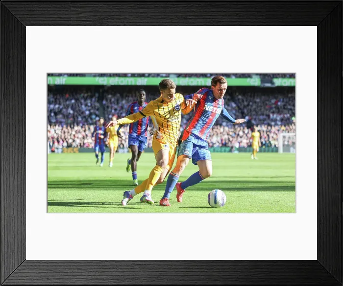 Framed Print : Crystal Palace v Brighton and Hove Albion Premier League 05APR25 Framed Print : Crystal Palace v Brighton and Hove Albion Premier League 05APR25