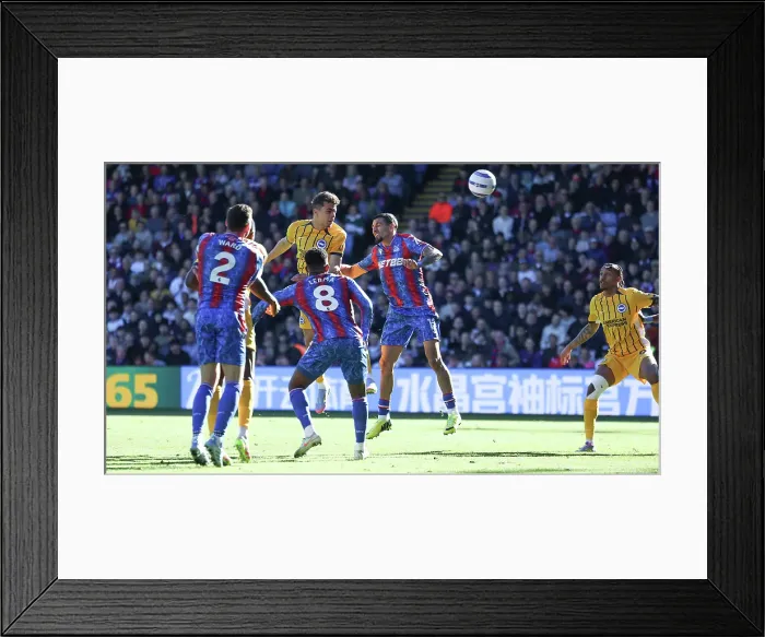 Framed Print : Crystal Palace v Brighton and Hove Albion Premier League 05APR25 Framed Print : Crystal Palace v Brighton and Hove Albion Premier League 05APR25