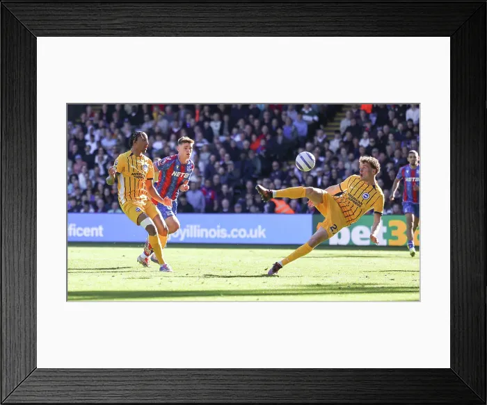 Framed Print : Crystal Palace v Brighton and Hove Albion Premier League 05APR25 Framed Print : Crystal Palace v Brighton and Hove Albion Premier League 05APR25