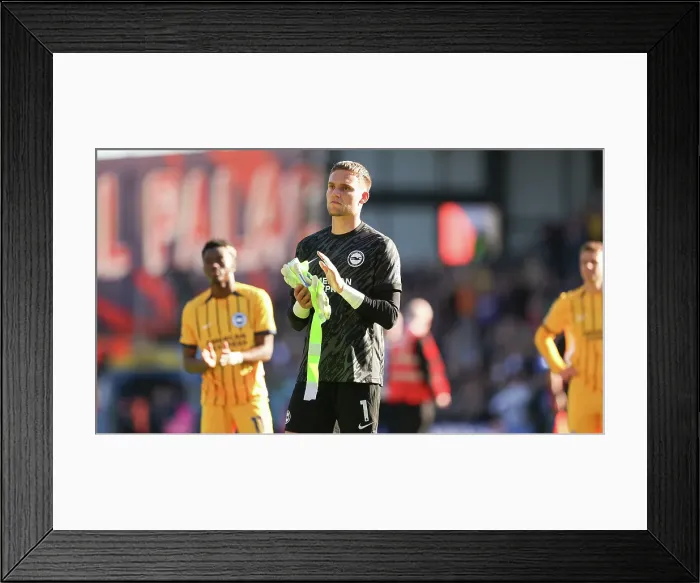 Framed Print : Crystal Palace v Brighton and Hove Albion Premier League 05APR25