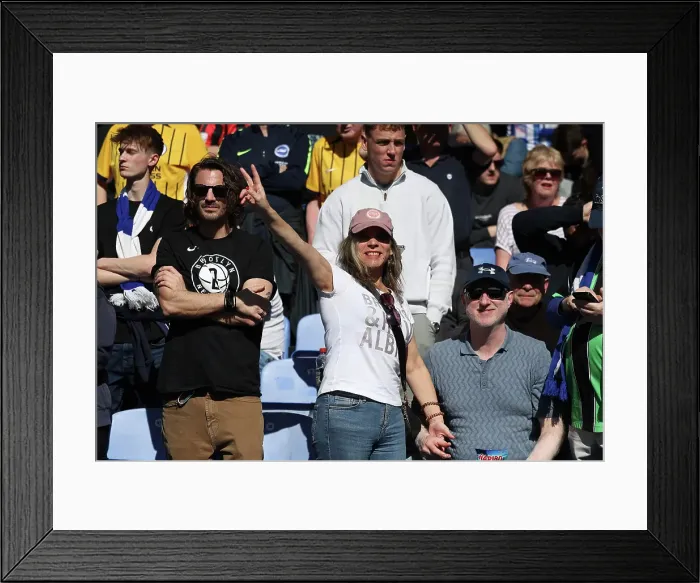 Framed Print : Crystal Palace v Brighton and Hove Albion Premier League 05APR25 Framed Print : Crystal Palace v Brighton and Hove Albion Premier League 05APR25
