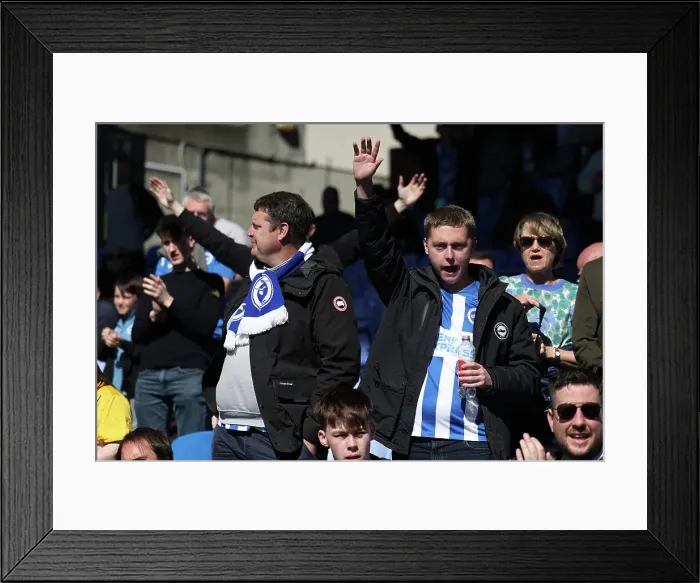 Framed Print : Crystal Palace v Brighton and Hove Albion Premier League 05APR25 Framed Print : Crystal Palace v Brighton and Hove Albion Premier League 05APR25