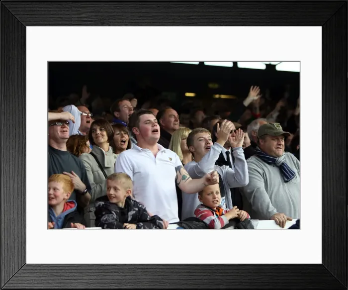Framed Print : A Sea of Passion: Brighton & Hove Albion vs. Peterborough United (October 30, 2010) - The Electric Atmosphere of the Crowd Framed Print : A Sea of Passion: Brighton & Hove Albion vs. Peterborough United (October 30, 2010) - The Electric Atmosphere of the Crowd