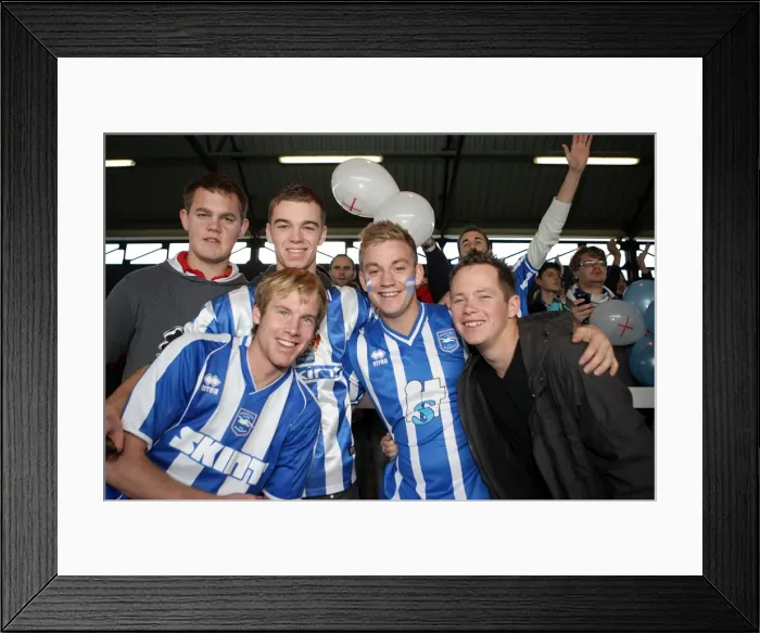 Framed Print : Intense Crowd Atmosphere: Brighton & Hove Albion vs. Peterborough United (30th October 2010) Framed Print : Intense Crowd Atmosphere: Brighton & Hove Albion vs. Peterborough United (30th October 2010)