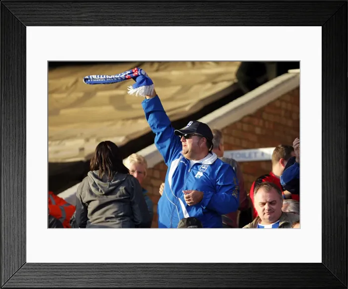 Framed Print : Brighton & Hove Albion vs. Peterborough United: The Passionate Crowd (Withdean Era, 30th Oct 2010) Framed Print : Brighton & Hove Albion vs. Peterborough United: The Passionate Crowd (Withdean Era, 30th Oct 2010)