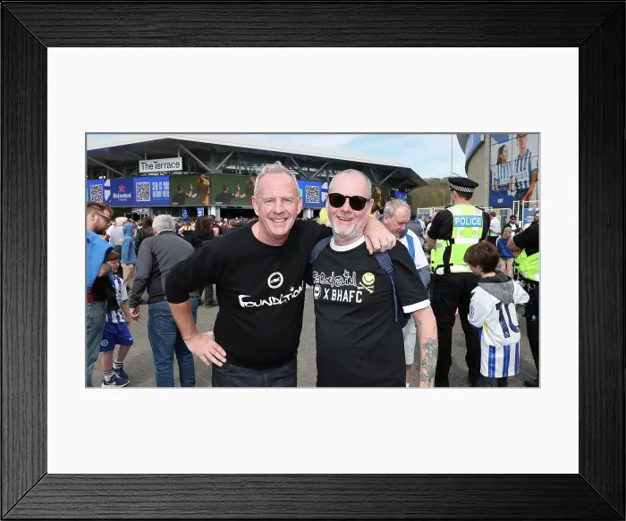 Framed Print : Brighton and Hove Albion v Leicester City Premier League 12APR25 Framed Print : Brighton and Hove Albion v Leicester City Premier League 12APR25
