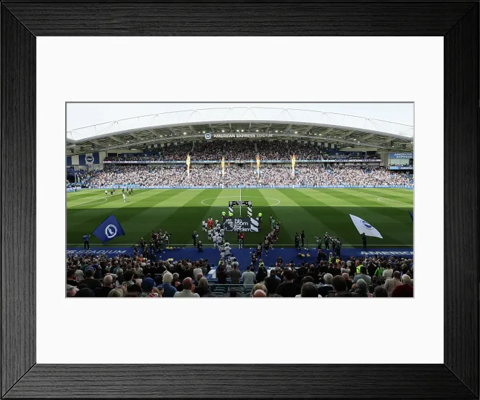 Framed Print : Brighton and Hove Albion v Leicester City Premier League 12APR25 Framed Print : Brighton and Hove Albion v Leicester City Premier League 12APR25