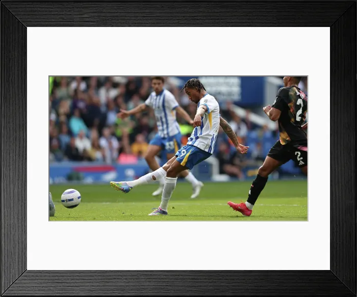 Framed Print : Brighton and Hove Albion v Leicester City Premier League 12APR25 Framed Print : Brighton and Hove Albion v Leicester City Premier League 12APR25