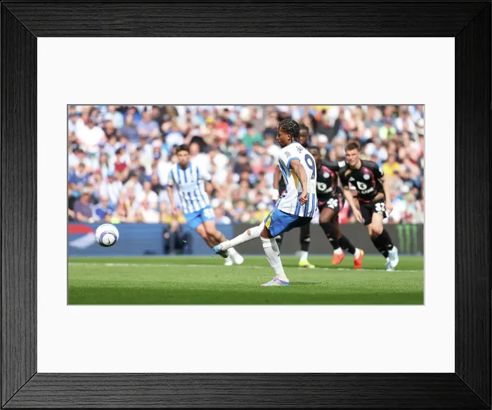 Framed Print : Brighton and Hove Albion v Leicester City Premier League 12APR25 Framed Print : Brighton and Hove Albion v Leicester City Premier League 12APR25