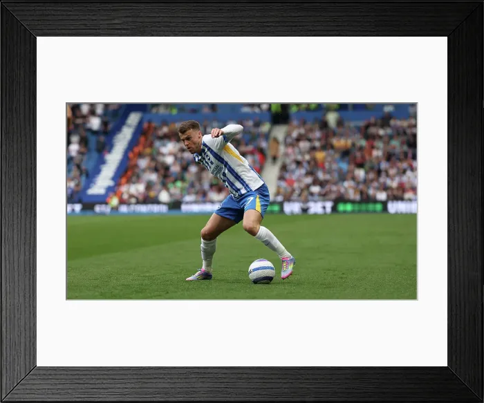 Framed Print : Brighton and Hove Albion v Leicester City Premier League 12APR25 Framed Print : Brighton and Hove Albion v Leicester City Premier League 12APR25