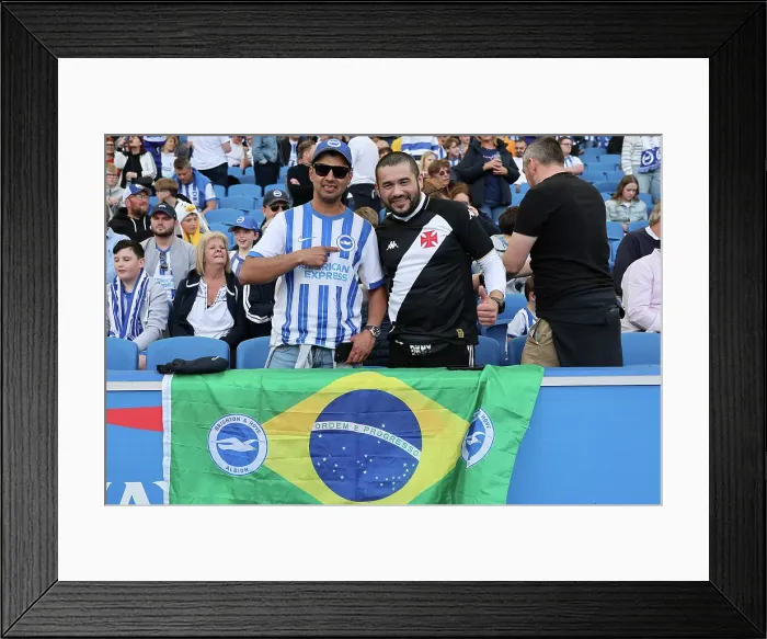 Framed Print : Brighton and Hove Albion v Leicester City Premier League 12APR25 Framed Print : Brighton and Hove Albion v Leicester City Premier League 12APR25