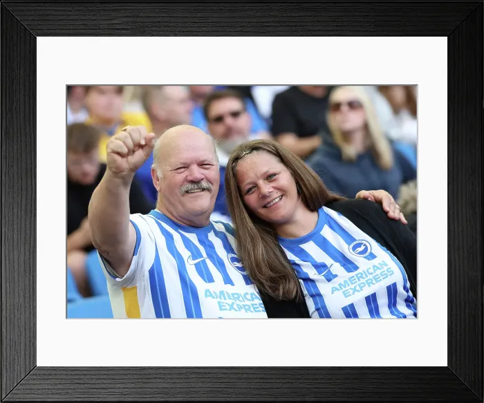 Framed Print : Brighton and Hove Albion v Leicester City Premier League 12APR25 Framed Print : Brighton and Hove Albion v Leicester City Premier League 12APR25
