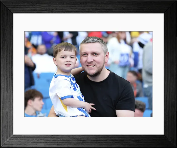 Framed Print : Brighton and Hove Albion v Leicester City Premier League 12APR25 Framed Print : Brighton and Hove Albion v Leicester City Premier League 12APR25