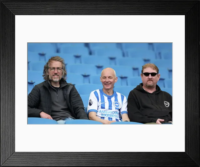 Framed Print : Brighton and Hove Albion v Leicester City Premier League 12APR25 Framed Print : Brighton and Hove Albion v Leicester City Premier League 12APR25
