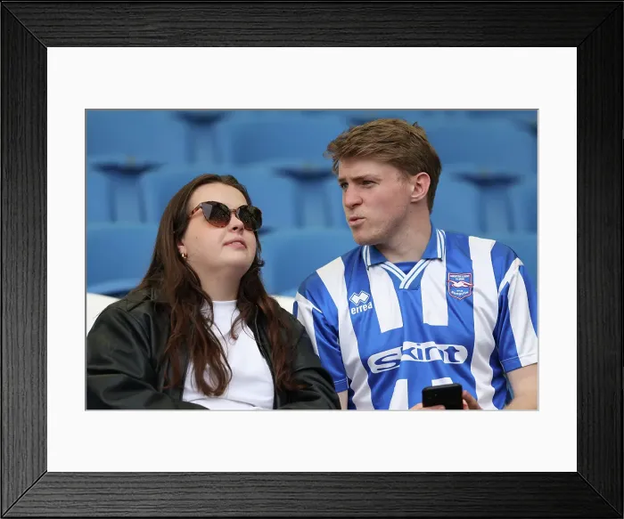 Framed Print : Brighton and Hove Albion v Leicester City Premier League 12APR25 Framed Print : Brighton and Hove Albion v Leicester City Premier League 12APR25