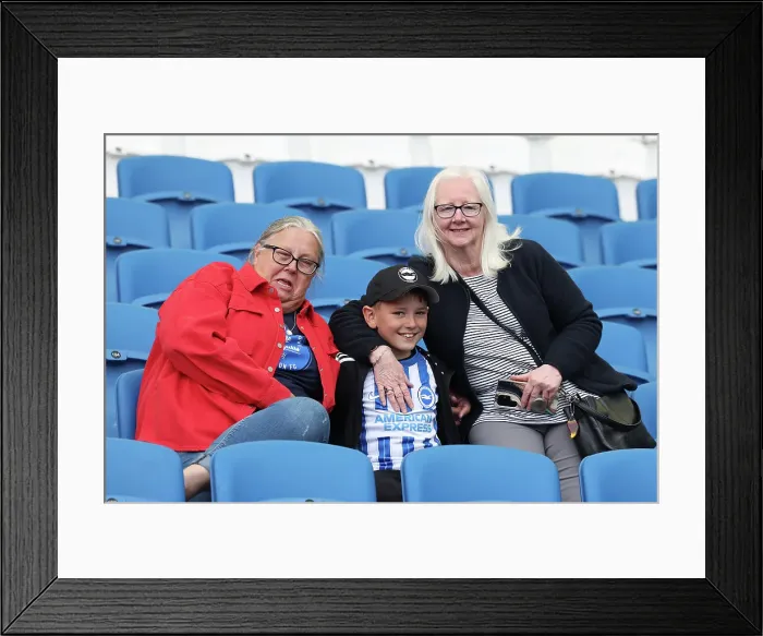 Framed Print : Brighton and Hove Albion v Leicester City Premier League 12APR25 Framed Print : Brighton and Hove Albion v Leicester City Premier League 12APR25