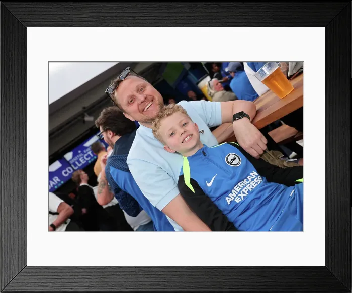 Framed Print : Brighton and Hove Albion v Leicester City Premier League 12APR25 Framed Print : Brighton and Hove Albion v Leicester City Premier League 12APR25