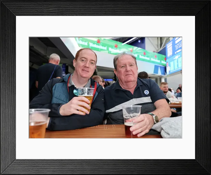Framed Print : Brighton and Hove Albion v Leicester City Premier League 12APR25 Framed Print : Brighton and Hove Albion v Leicester City Premier League 12APR25