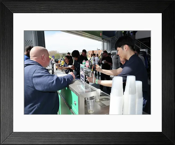Framed Print : Brighton and Hove Albion v Leicester City Premier League 12APR25 Framed Print : Brighton and Hove Albion v Leicester City Premier League 12APR25