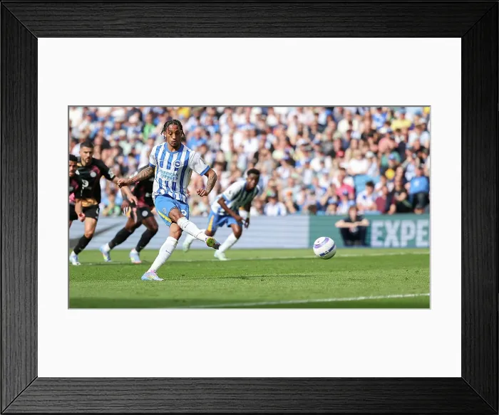 Framed Print : Brighton and Hove Albion v Leicester City Premier League 12APR25 Framed Print : Brighton and Hove Albion v Leicester City Premier League 12APR25