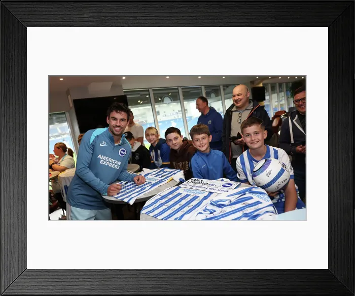 Framed Print : Open training session American Express Stadium 15APR25 Framed Print : Open training session American Express Stadium 15APR25