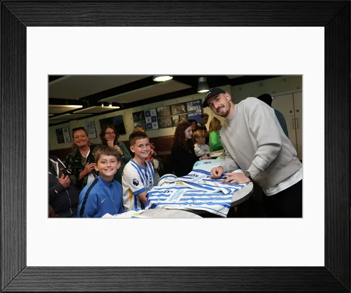 Framed Print : Open training session American Express Stadium 15APR25 Framed Print : Open training session American Express Stadium 15APR25