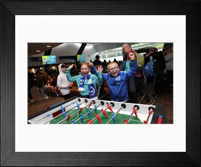 Framed Print : Open training session American Express Stadium 15APR25 Framed Print : Open training session American Express Stadium 15APR25
