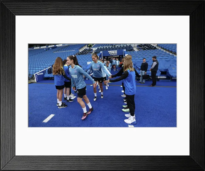 Framed Print : Open training session American Express Stadium 15APR25