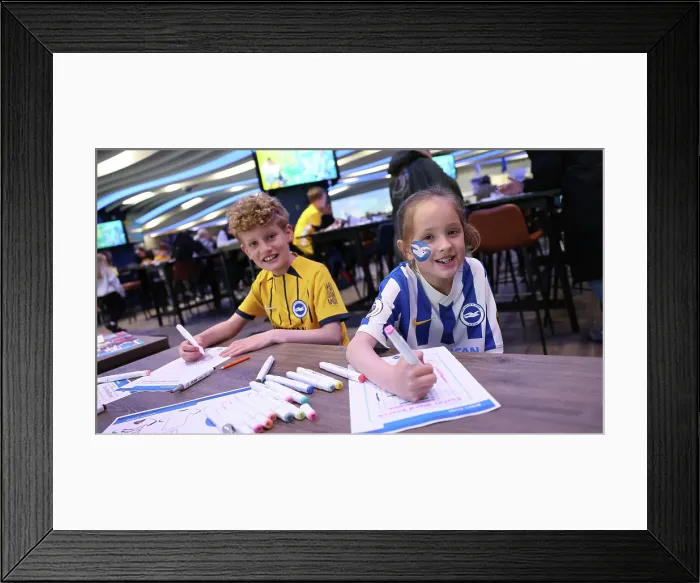 Framed Print : Open training session American Express Stadium 15APR25 Framed Print : Open training session American Express Stadium 15APR25
