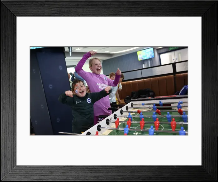 Framed Print : Open training session American Express Stadium 15APR25 Framed Print : Open training session American Express Stadium 15APR25