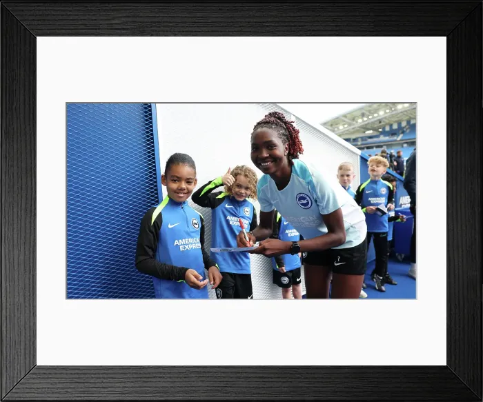 Framed Print : Open training session American Express Stadium 15APR25 Framed Print : Open training session American Express Stadium 15APR25