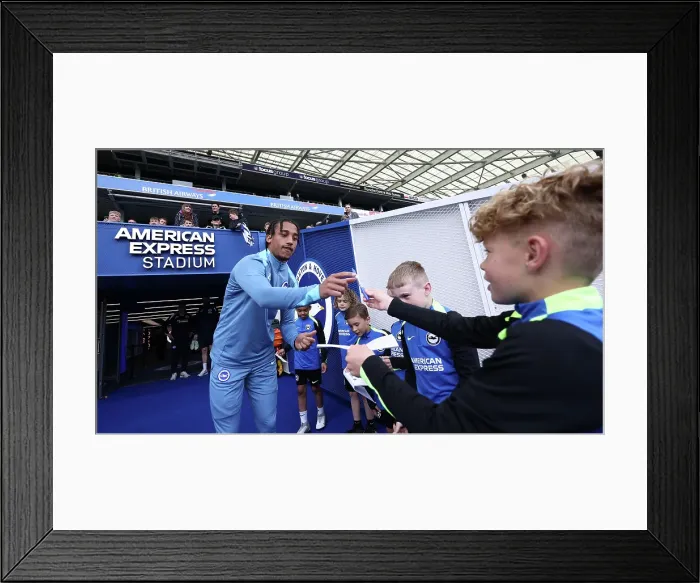 Framed Print : Open training session American Express Stadium 15APR25 Framed Print : Open training session American Express Stadium 15APR25