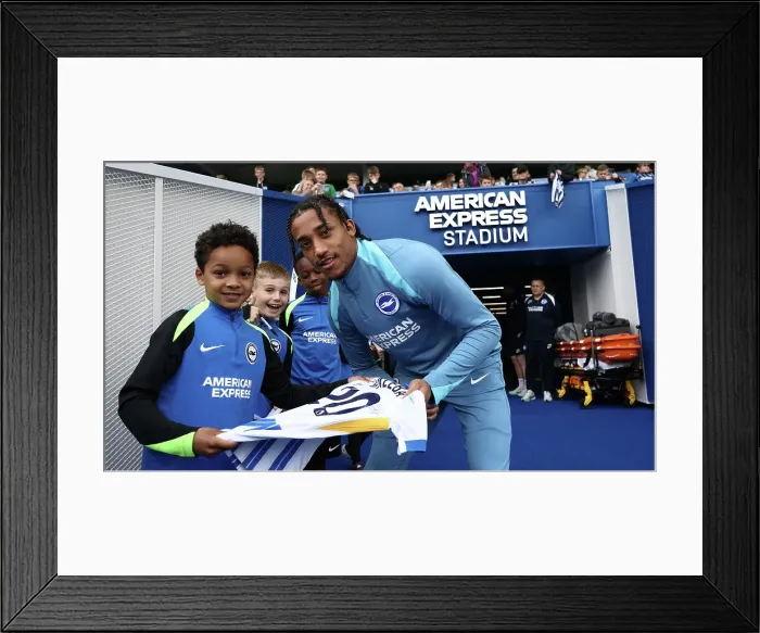 Framed Print : Open training session American Express Stadium 15APR25 Framed Print : Open training session American Express Stadium 15APR25