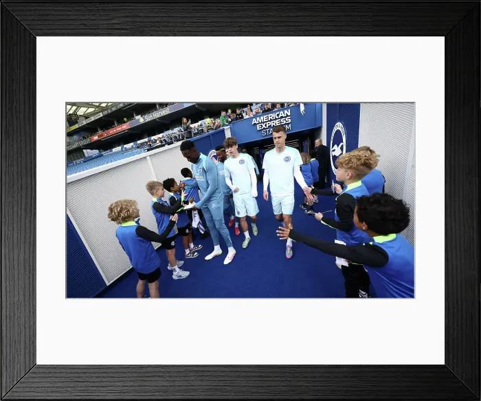 Framed Print : Open training session American Express Stadium 15APR25