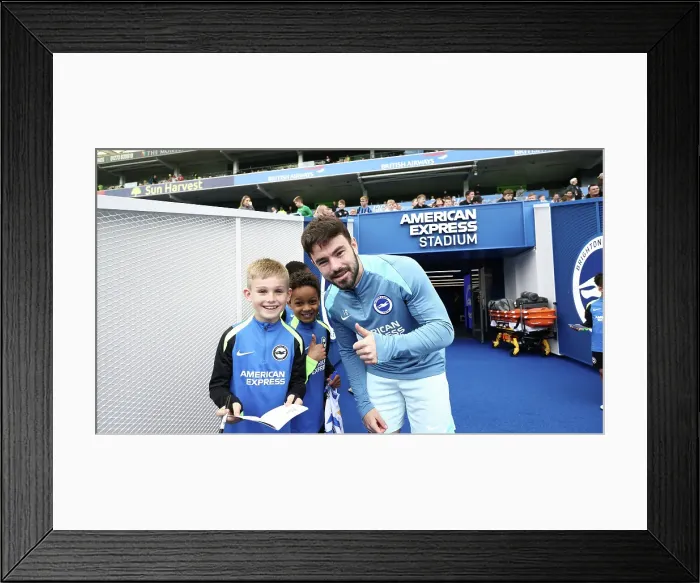 Framed Print : Open training session American Express Stadium 15APR25 Framed Print : Open training session American Express Stadium 15APR25