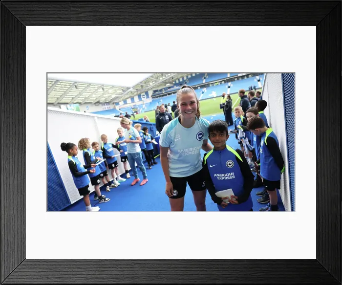 Framed Print : Open training session American Express Stadium 15APR25 Framed Print : Open training session American Express Stadium 15APR25