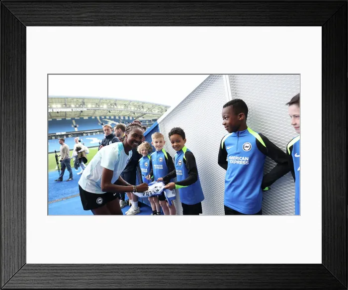 Framed Print : Open training session American Express Stadium 15APR25 Framed Print : Open training session American Express Stadium 15APR25