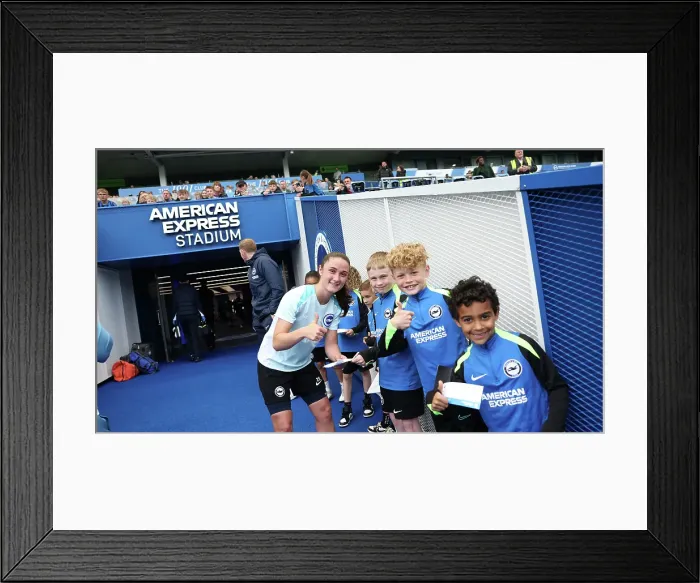 Framed Print : Open training session American Express Stadium 15APR25 Framed Print : Open training session American Express Stadium 15APR25