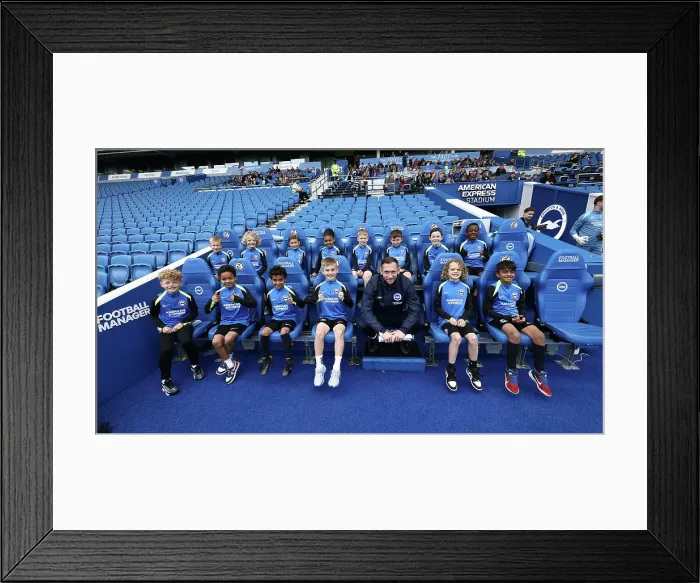Framed Print : Open training session American Express Stadium 15APR25 Framed Print : Open training session American Express Stadium 15APR25