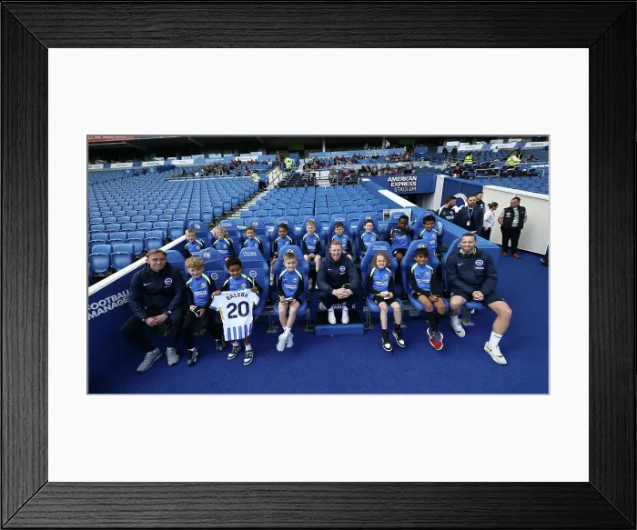 Framed Print : Open training session American Express Stadium 15APR25 Framed Print : Open training session American Express Stadium 15APR25