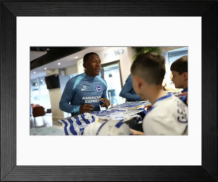 Framed Print : Open training session American Express Stadium 15APR25 Framed Print : Open training session American Express Stadium 15APR25