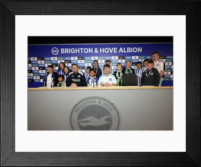 Framed Print : Open training session American Express Stadium 15APR25 Framed Print : Open training session American Express Stadium 15APR25